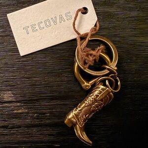 Tecovas Annie Brass Boot Keychain